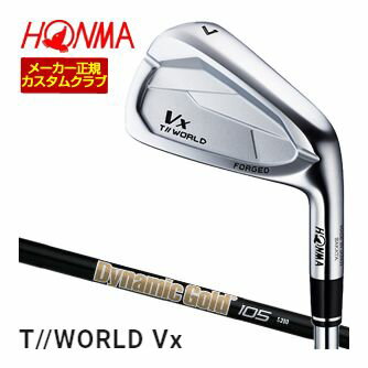 割引クーポン対象！特注カスタムクラブ 本間ゴルフ ツアーワールド TW767Vx アイアン DG105 ONYX BLACK シャフト 4本セット[＃7-P]