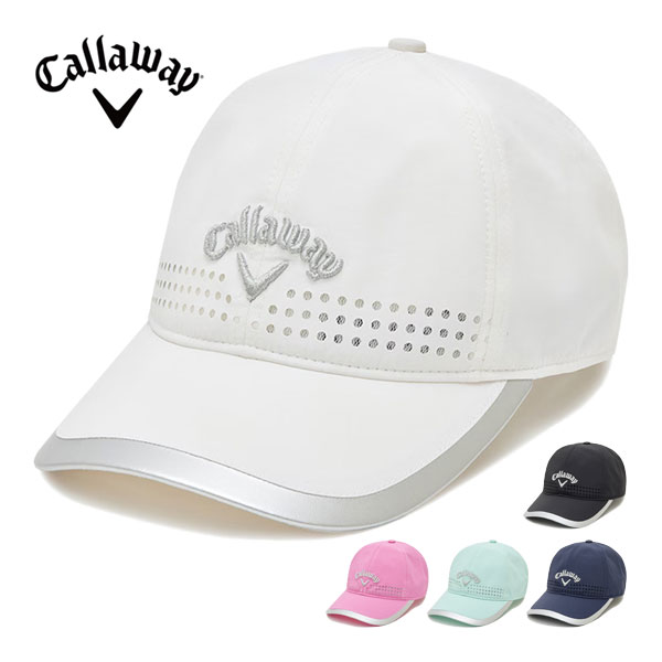[SALE価格] キャロウェイ フロントパンチング キャップ ゴルフウェア レディース 2025年春夏モデル C25..