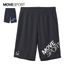 ムーブスポーツ ドライメッシュ ビックロゴ ハーフパンツ トレーニング ウェア メンズ 2025春夏モデル M-O ST5SHP00M 【即納】(4)