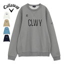 キャロウェイ CLWYロゴ カノコダブルニット クルーネック スウェット ゴルフウェア メンズ 2025年秋冬モデル M-3L C25217103