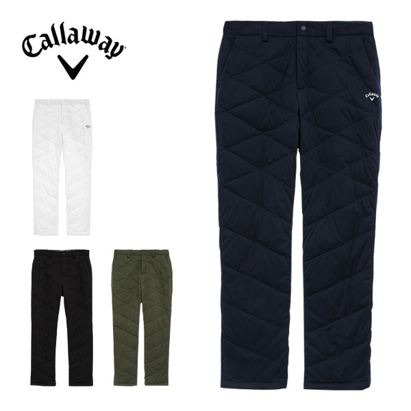 再再再値下げ 美品！キャロウェイ　中綿パンツL　黒ブラック　レディース