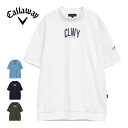 キャロウェイ スムース モックネック 半袖シャツ ゴルフウェア メンズ 2025年秋冬モデル M-3L C25234107