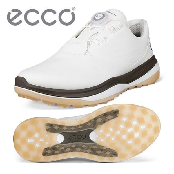 エコー LT1 BOA ゴルフシューズ メンズ 132274 カラー:ホワイト/ターマック(51173)