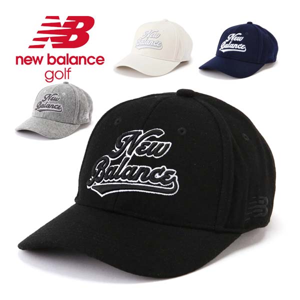 ニューバランス ゴルフ New Balance メルトン スプリクトロゴ刺繍 キャップ ユニセックス 2025年秋冬...