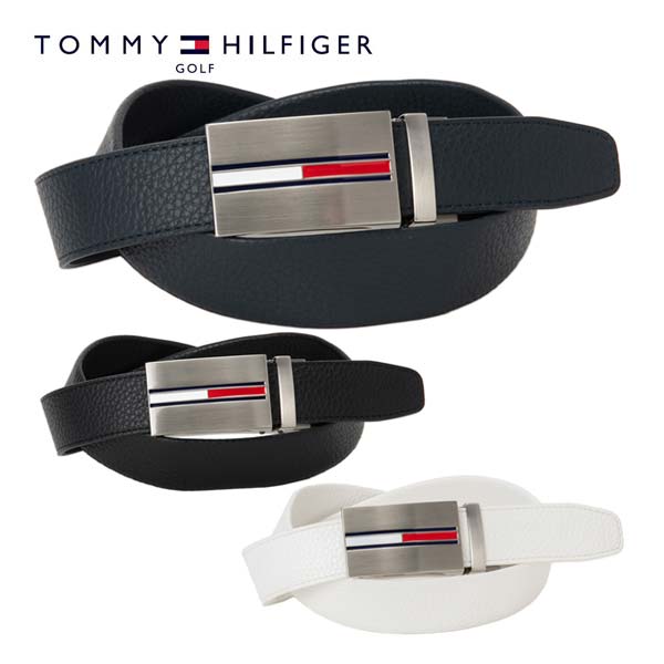 トミーヒルフィガー TOMMY HILFIGER ストレッチ スライドロック フラッグ ベルト ゴルフウェア THMB5FV3