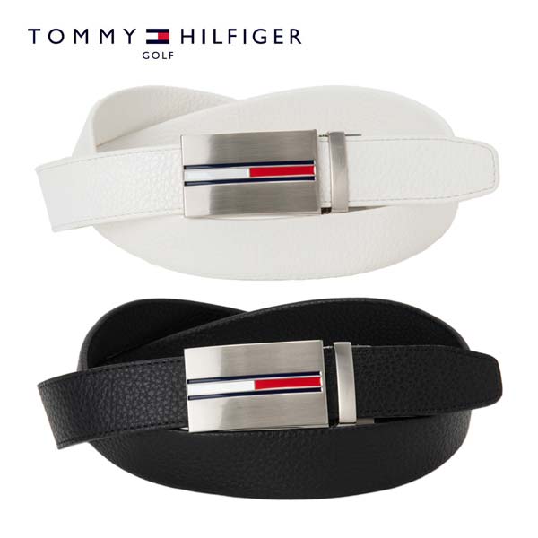 トミーヒルフィガー TOMMY HILFIGER ストレッチ スライドロック フラッグ オーバーサイズ ベルト ゴル..