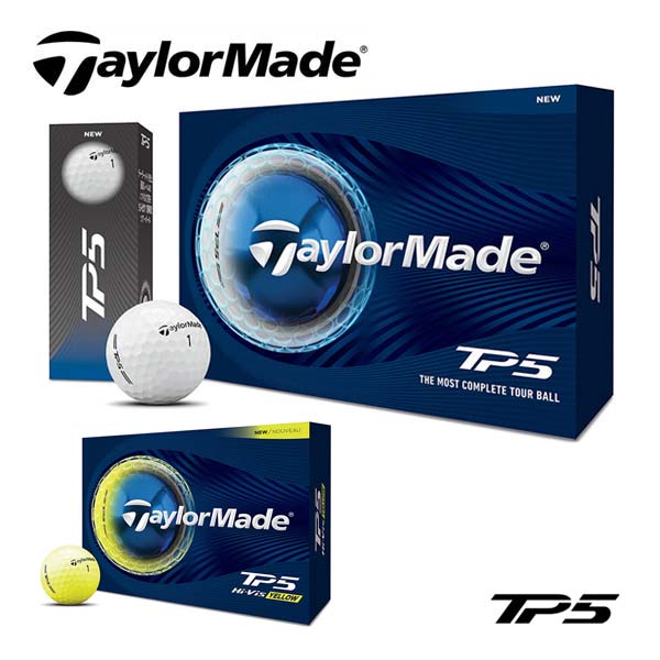 テーラーメイド TaylorMade 2026年モデル TP5 ゴルフボール 1ダース [12球入り]