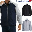 ファウンダースクラブ メンズ ゴルフウエア ハイブリッド ボンディング 中綿ブルゾン FC-0253W M-O