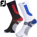 メーカー希望小売価格はメーカーサイトに基づいて掲載しています。FOOTJOY FJ GOLF ゴルフ おすすめ オススメ ゴルフ用品 ラウンド用品 アクセサリー アパレル ゴルフウェア ウェア ウエア メンズウェア 男性 靴下 くつした ソックス クルーソックス クルー丈 ナノフロント 抗菌防臭 ベンチレーション メッシュ 蒸れ ホワイト/ブルー/ネイビー ブラック/レッド/バーガンディー 黒 白フットジョイ メンズ ゴルフ ナノロックテック クルー ソックス FJSK146 ナノフロント適切な部分に採用しグリップ力を発揮。 抗菌防臭 優れた抗菌効果により、汗や汚れによる臭いや細菌の繁殖を防ぎます。 ベンチレーションメッシュ 通気性の高いメッシュ構造が、蒸れを防ぎ、圧迫されがちなシューズ内の爽快感をアップします。 つま先立体設計 足指の形状や動きに合わせた立体的な構造が締め付け感を和らげ、ストレスの無い履き心地を生み出します。 土踏まずアーチサポート 運動に重要なバネの機能を果たす土踏まずアーチを適正な位置で安定しやすくします。 ナノフロントグリップ構造 拇指球・小趾球・かかと・つま先部にナノフロントを採用し、スイング時のシューズ内での滑りを和らげ、足のバランスを安定しやすくします。 ※撮影画像は、光の当たり具合で色味が違って見える場合があります。 素　材 ポリエステル(ナノフロント)、綿、ナイロン、ポリウレタン、アクリル