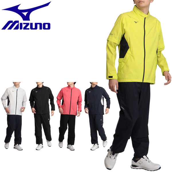 メーカー希望小売価格はメーカーサイトに基づいて掲載しています。Mizuno GOLF ミズノ ゴルフ おすすめ オススメ アパレル ゴルフ用品 ウエア 男性 ゴルフウェア トップス ボトムス レインウェア レインブルゾン レインジャケット レインパンツ 長袖 半袖 ロングパンツ ズボン セットアップ 上下 雨具 レイングッズ カッパ レインアイテム 雨対策 収納袋 スピンドル 袖脱着 撥水 ストレッチ 黒 ブラック ライトグレー ネイビー ライムイエロー コーラルレッド撥水性（100洗3級）と横ストレッチがUPしたレインウエア雨の日でも快適にプレー出来ます ミズノ メンズ ゴルフウェア ネクスライト レインプラス 52MG1A01 詳細画像 商品特長 ■首繰りスピンドル設計（雨の内部への侵入を防ぎます）■袖脱着、パンツ丈調整仕様■耐水圧20,000mm■透湿25,000g/m2・24h■撥水（100洗3級） スペック 素材 ナイロン100％ サイズ表(cm) M L XL 2XL 身長 167-173 172-178 177-183 182-188 胸囲 89-95 93-99 97-103 101-107 ウエスト 75-81 79-85 83-89 87-93