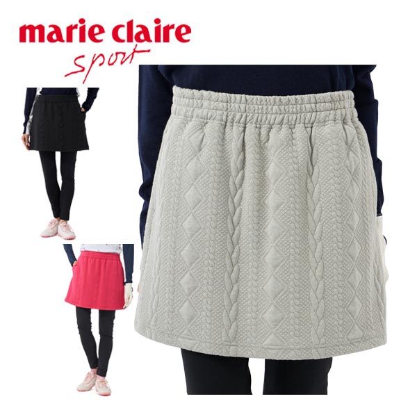 [SALE価格] マリクレール ゴルフ レディースウェア 膨れジャガード レギスカ 732-301 M-LL