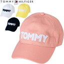 トミーヒルフィガー ゴルフ キャップ レディース TOMMYロゴ THMB209F