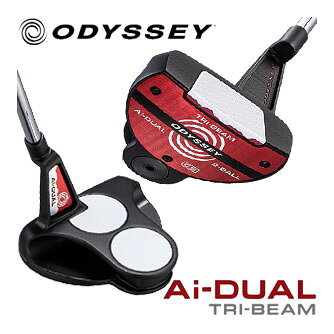 ODYSSEY オデッセイ Ai-DUAL トライビーム 2ボール CS パター STROKE LAB 90 スチールシャフト ゴルフクラブ パター メンズ 日本正規品
