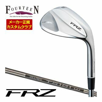 フォーティーン FRZ ウェッジ パールサテン仕上げ Fourteenオリジナル TS-101w BLACK Edition スチール シャフト 特注カスタムクラブ