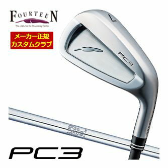 FOURTEEN - 特注カスタムクラブ フォーティーン 2024 PC3 アイアン N.S. PRO 1150GH TOUR シャフト 4本セット[＃7-P]