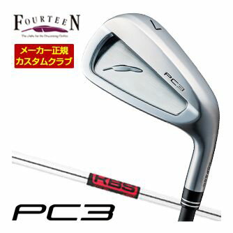 FOURTEEN - 特注カスタムクラブ フォーティーン 2024 PC3 アイアン KBS TOUR シャフト 4本セット[＃7-P]