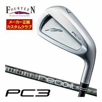 樂天商城 - 特注カスタムクラブ フォーティーン 2024 PC3 アイアン USTマミヤ アッタス Recoil 95 / 110 シャフト 4本セット[＃7-P]