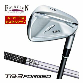 FOURTEEN - 特注カスタムクラブ フォーティーン 2025NEW TB-3 FORGED アイアン N.S. PRO 750GH シャフト 4本セット[＃7-P]