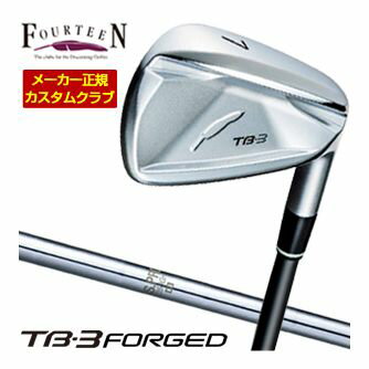 FOURTEEN - 特注カスタムクラブ フォーティーン 2025NEW TB-3 FORGED アイアン N.S. PRO 1050GH シャフト 単品[＃5、＃6、＃7、＃8、＃9、PW]