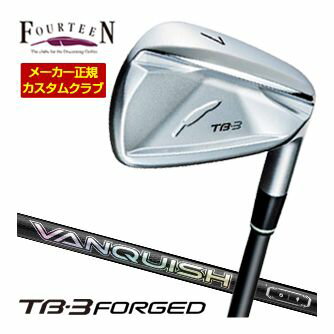 樂天商城 - 特注カスタムクラブ フォーティーン 2025NEW TB-3 FORGED アイアン VANQUISH Iron シャフト 単品[＃5、＃6、＃7、＃8、＃9、PW]