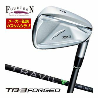Iron - 特注カスタムクラブ フォーティーン 2025NEW TB-3 FORGED アイアン フジクラ TRAVIL IRON シャフト 4本セット[＃7-P]