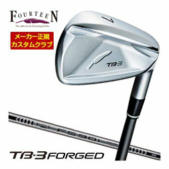 樂天商城 - 特注カスタムクラブ フォーティーン 2025NEW TB-3 FORGED アイアン FS-90i ブラックカラー オリジナルスチール シャフト 4本セット[＃7-P]