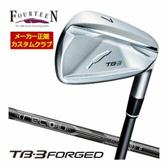 世界で一番やさしい単一素材構造の軟鉄鍛造アイアンを作りたかった。Fourteen 2025NEW TB3 FORGED フォーティーン ザ TB-3 フォージド Fourteen TB3 フォージド 5番アイアン 6番アイアン 7番アイアン 8番アイアン 9番アイアン ピッチングウェッジ 23度 26度 30度 34度 38度 42度 アッタス ツアー アイアン UST MAMIYA マミヤ RecoilDART リコイルDARTメーカー希望小売価格はメーカーカタログに基づいて掲載しています。フォーティーン 2025NEW TB-3 Forged アイアン 特注カスタムクラブ ▲標準シャフト装着時スペック（参考スペック）▲ こちらのモデルは2025年11月7日発売開始予定モデルとなります。 長さ、バランス指定について 標準長さをご指定の場合は、メーカー規定の長さになります。 ±0.5インチの範囲で無料対応可能です。 標準バランスご希望の場合は、メーカー推奨バランスになります。 ご希望のバランス・長さをご指定の場合は、バランスをコメント欄にご記入下さい。 バランスは1ポイント刻みでの対応となります。 0.5ポイント刻みのご指定はメーカーにてお受け致しかねます。 ヘッド・シャフト重量により、お客様のご希望のスペックに添えない場合が御座います。 その際は、当方よりメールにてご連絡致します。 グリップについて
