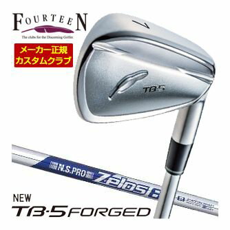 FOURTEEN - 特注カスタムクラブ フォーティーン 2025NEW TB-5 FORGED アイアン N.S.PRO ZEROS 8 シャフト 単品[＃5、＃6、＃7、＃8、＃9、PW]
