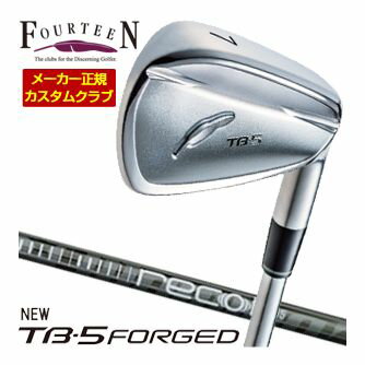 FOURTEEN - 特注カスタムクラブ フォーティーン 2025NEW TB-5 FORGED アイアン USTマミヤ アッタス Recoil 660 シャフト 4本セット[＃7-P]