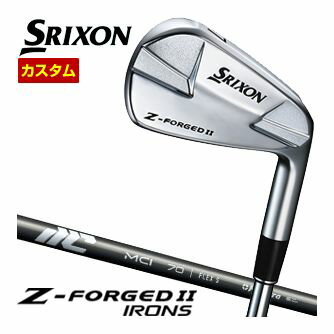[SALE価格] スリクソン SRIXON Z-FORGED II アイアン フジクラ 25NEW MCI シャフト 5本セット[＃6-P] 特注カスタムクラブ