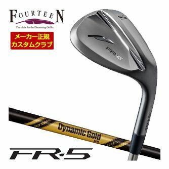 FOURTEEN - 特注カスタムクラブ フォーティーン FR-5 ウエッジ ダイヤモンドブラックサテン仕上げ ダイナミックゴールド ツアー イシュー ONYX BLACK シャフト