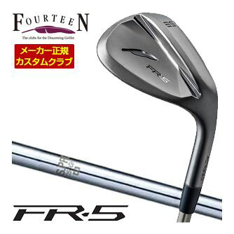 リニアな操作性が追求された「FRZ」、そして完全なるオートマチック機能の「DJ-6」 特徴が際立つ2 モデルのちょうど中間に位置する機能を目指したのが新作「FR-5」です 全てのゴルファーのニーズに対応できる汎用性を誇り、全てのウェッジにおいてスタンダードになれるユニバーサルなパフォーマンスを実現しています Fourteen フォーティーン FR-5 ウェッジ ダイヤモンドブラックサテン仕上げ 右用 N.S.PRO NSPRO NSプロ 日本シャフト 1050GHフォーティーン FR-5 ウェッジ 特注カスタムクラブ ▲標準シャフト装着時スペック（参考スペック）▲ 2025年5月17日発売開始予定となります。 長さ、バランス指定について 標準長さをご指定の場合は、メーカー規定の長さになります。 ±0.5インチの範囲で無料対応可能です。 標準バランスご希望の場合は、メーカー推奨バランスになります。 ご希望のバランス・長さをご指定の場合は、バランスをコメント欄にご記入下さい。 バランスは1ポイント刻みでの対応となります。 0.5ポイント刻みのご指定はメーカーにてお受け致しかねます。 ヘッド・シャフト重量により、お客様のご希望のスペックに添えない場合が御座います。 その際は、当方よりメールにてご連絡致します。 グリップについて