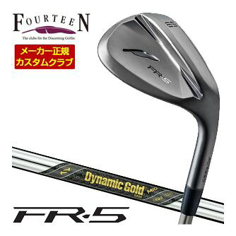 リニアな操作性が追求された「FRZ」、そして完全なるオートマチック機能の「DJ-6」 特徴が際立つ2 モデルのちょうど中間に位置する機能を目指したのが新作「FR-5」です 全てのゴルファーのニーズに対応できる汎用性を誇り、全てのウェッジにおいてスタンダードになれるユニバーサルなパフォーマンスを実現しています Fourteen フォーティーン FR-5 ウェッジ ダイヤモンドブラックサテン仕上げ 右用 DynamicGold MID115 ダイナミックゴールド ミッド115フォーティーン FR-5 ウェッジ 特注カスタムクラブ ▲標準シャフト装着時スペック（参考スペック）▲ 2025年5月17日発売開始予定となります。 長さ、バランス指定について 標準長さをご指定の場合は、メーカー規定の長さになります。 ±0.5インチの範囲で無料対応可能です。 標準バランスご希望の場合は、メーカー推奨バランスになります。 ご希望のバランス・長さをご指定の場合は、バランスをコメント欄にご記入下さい。 バランスは1ポイント刻みでの対応となります。 0.5ポイント刻みのご指定はメーカーにてお受け致しかねます。 ヘッド・シャフト重量により、お客様のご希望のスペックに添えない場合が御座います。 その際は、当方よりメールにてご連絡致します。 グリップについて