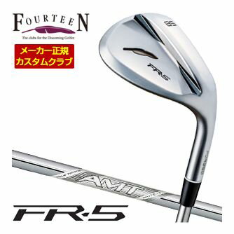 樂天商城 - 特注カスタムクラブ フォーティーン FR-5 ウエッジ パールサテン仕上げ AMT WHITE シャフト