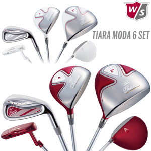 Wilson TIARA 6SET CLUB SET ウィルソン ティアラ ウィメンズ レディース 女性用クラブセットゴルフセットウィルソン TIARA MODA 6SET クラブ6本セット（キャディバッグ無し）