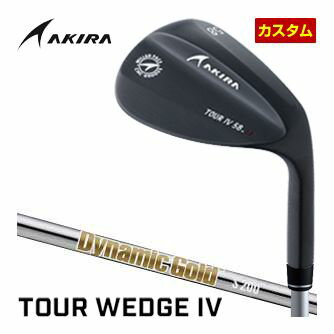 アキラ ツアーウエッジ4 ブラックPVD仕上げ ダイナミックゴールド HT シャフト 特注カスタムクラブ