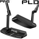 ピン PLD アンサー2 マットブラック パター PING PP58 MID BLACK OUT グリップ、ブラックカーボンシャフト仕様