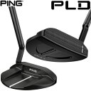 ピン PLD オスロ4 マットブラック パター PING PP58 MID BLACK OUT グリップ、ブラックスチールシャフト仕様