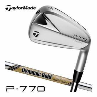 テーラーメイド 2023 P770 アイアン Dynamic Gold EX Tour Issue シャフト 単品[＃3、＃4] [即納] [即納]