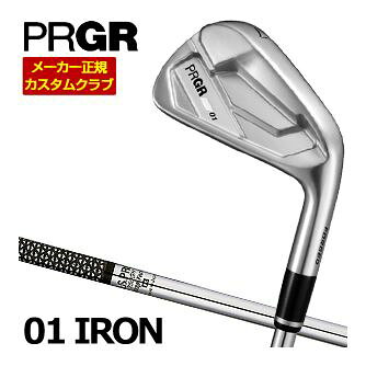 PRGR プロギア 01 アイアン N.S.PRO 750GH シャフト 4本セット[＃7-PW] 特注カスタムクラブ ゴルフクラブ メンズ アイアン
