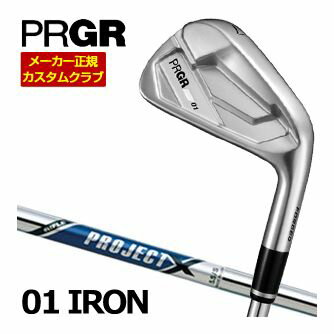 Iron - PRGR プロギア 01 アイアン RIFLE PROJECT X シャフト 単品[＃4、＃5、＃6、＃7、＃8、＃9、PW、GW] 特注カスタムクラブ ゴルフクラブ メンズ アイアン