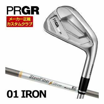 樂天商城 - PRGR プロギア 01 アイアン Steel Fiber fc シャフト 単品[＃4、＃5、＃6、＃7、＃8、＃9、PW、GW] 特注カスタムクラブ ゴルフクラブ メンズ アイアン