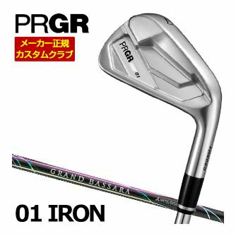樂天商城 - PRGR プロギア 01 アイアン 三菱 GRAND BASSARA Iron シャフト 単品[＃4、＃5、＃6、＃7、＃8、＃9、PW、GW] 特注カスタムクラブ ゴルフクラブ メンズ アイアン
