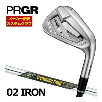 樂天商城 - PRGR プロギア 02 アイアン ダイナミックゴールド MID ツアーイシュー シャフト 4本セット[＃7-PW] 特注カスタムクラブ ゴルフクラブ メンズ アイアン