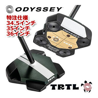 特注仕様 オデッセイ ODYSSEY タートル TRTL スクエア 2 スクエア SQUARE 2 SQUARE ゼロトルク パター STROKE LAB 120 BLACK スチールシャフト [即納]
