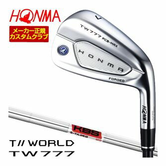樂天商城 - 特注カスタムクラブ 本間ゴルフ ツアーワールド TW777 PCB MAX アイアン KBS TOUR $-TAPER シャフト 4本セット[＃7-＃10]