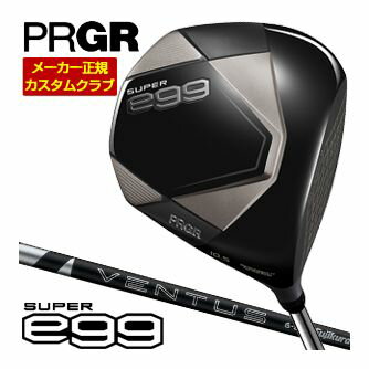 PRGR - プロギア PRGR SUPER egg ドライバー フジクラ 24 Ventus BLACK シャフト [ルール適合外] 特注カスタムクラブ ゴルフクラブ メンズ