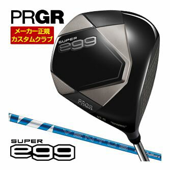 PRGR - プロギア PRGR SUPER egg ドライバー フジクラ 24 Ventus BLUE シャフト [ルール適合外] 特注カスタムクラブ ゴルフクラブ メンズ