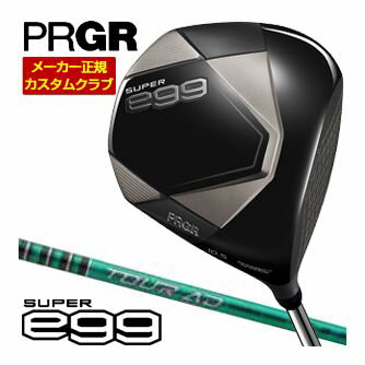 PRGR - プロギア PRGR SUPER egg ドライバー グラファイトデザイン Tour AD FI シャフト [ルール適合外] 特注カスタムクラブ ゴルフクラブ メンズ