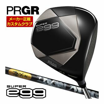 PRGR - プロギア PRGR SUPER egg ドライバー グラファイトデザイン 秩父 弐 シャフト [ルール適合外] 特注カスタムクラブ ゴルフクラブ メンズ